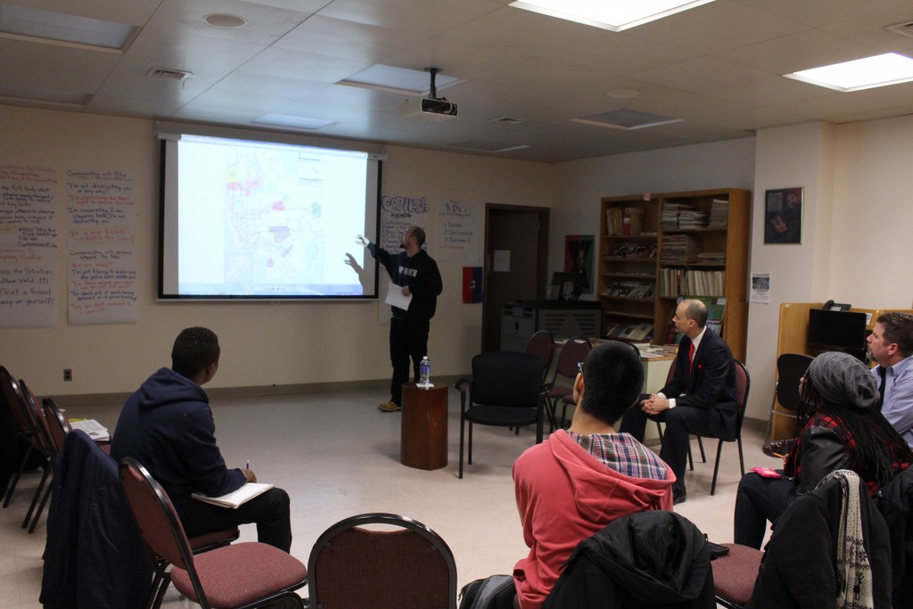 The African American Recourse Center hosted a People's Justice workshop. (PHOTO BY MARVIN DUARTE)